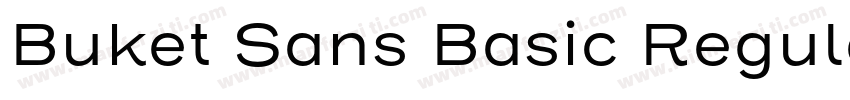 Buket Sans Basic Regular字体转换